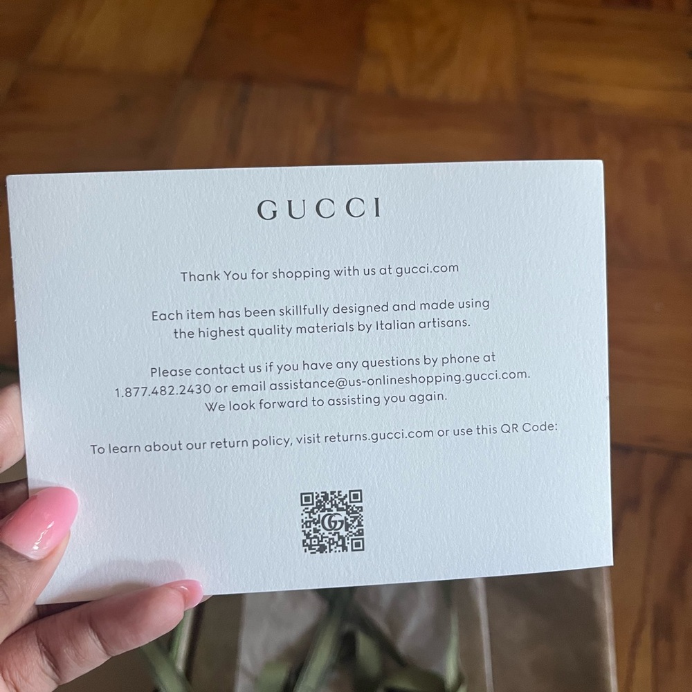 Gucci Angelina Slides w/ Gucci green Embroided Box. - Picture 4 of 9